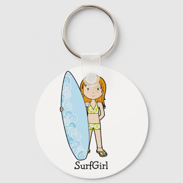 SurfGirl Keychain (Front)