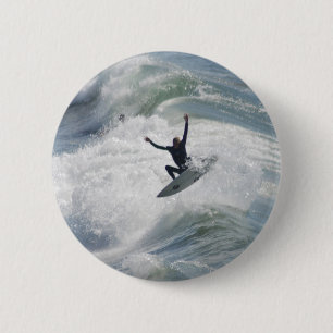 Surfin 2 Inch Round Button
