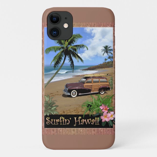 Surfin' Hawaii Case-Mate iPhone Case (Back)