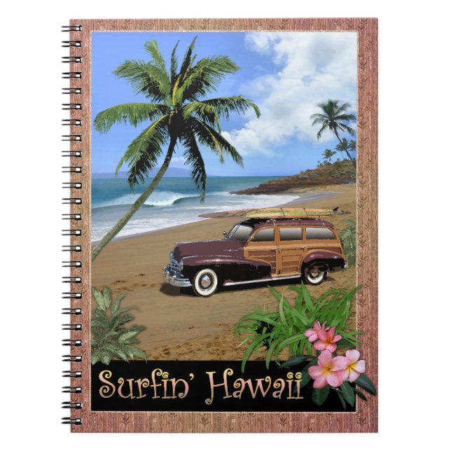 Surfin' Hawaii Notebook (Front)