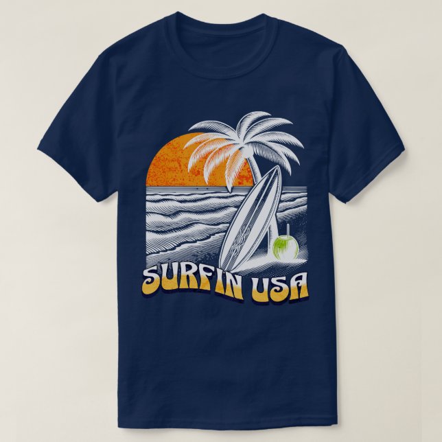 Surfin USA TShirt (Design Front)