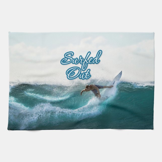 Surfing 11 Kitchen Towels (Horizontal)
