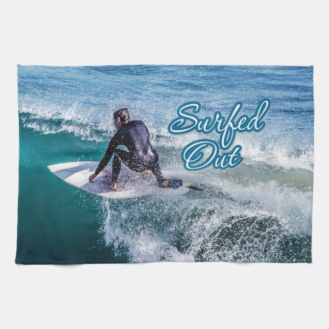Surfing 12 Kitchen Towels (Horizontal)