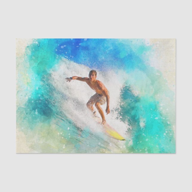 Surfing 17A-B Options Tissue Paper (Front)