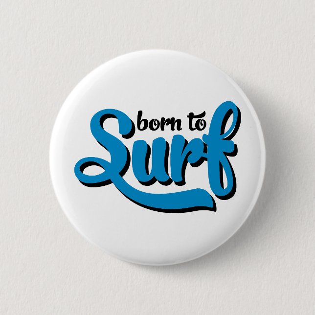 surfing 2 inch round button (Front)