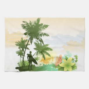 Surfing 6 Kitchen Towels