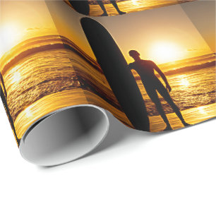 Surfing 8 Wrapping Paper
