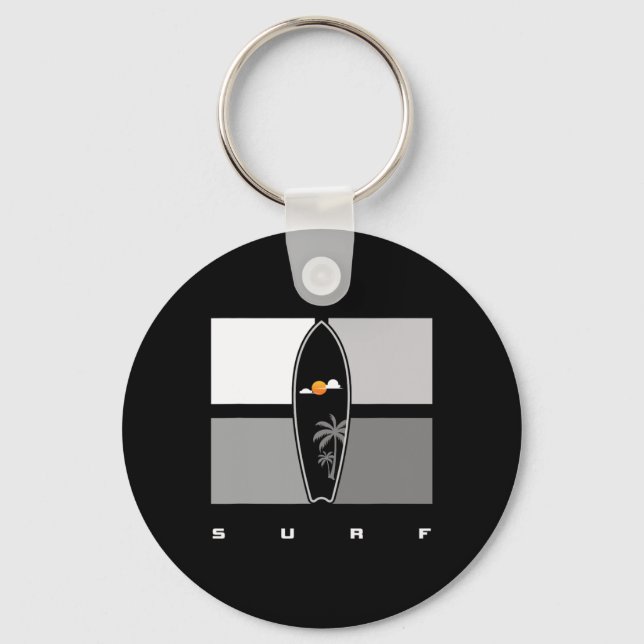 Surfing Apparel - Surfer Surf _2  Keychain (Front)