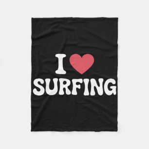 Surfing Art For Men Women Surfer Surfboard Lover S Fleece Blanket