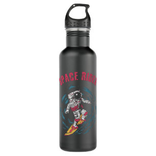 Surfing Astronaut Space Rider Surfer 710 Ml Water Bottle
