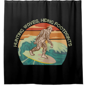 Surfing Bigfoot Hunting Waves Hiding Footprints