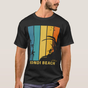 Surfing Bondi Beach Sydney Australia T-Shirt