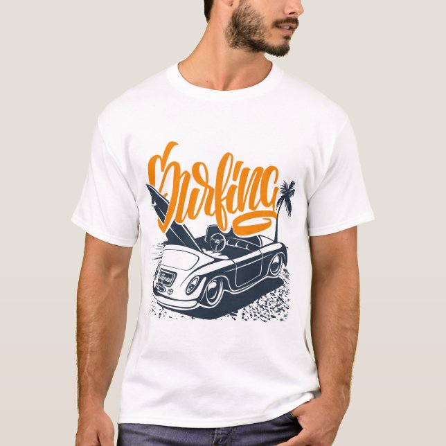 Surfing California  T-Shirt (Front)