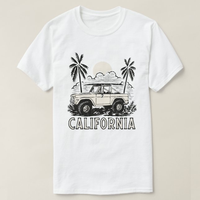 surfing_car T-Shirt (Design Front)