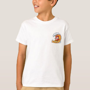 Surfing Coffee Cup Wave Adventure Kids T-Shirt