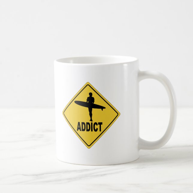Surfing Coffee Mug (Right)