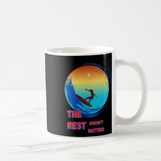 Surfing  coffee mug (Right)