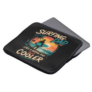 Surfing Dad Like A Normal Dad But Cooler Summer Su Laptop Sleeve