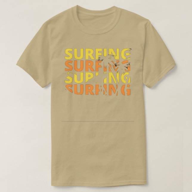 Surfing Design 1 T-Shirt (Design Front)