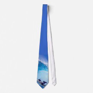 Surfing Dolphins Tie