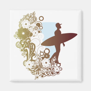 surfing dreams magnet