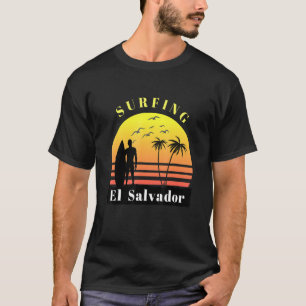Surfing El Salvador Sunset T-Shirt