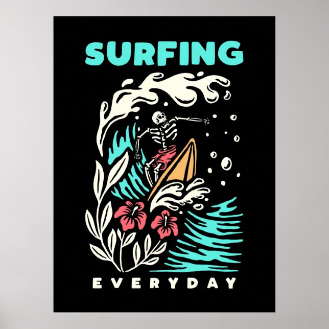 Surfing Everyday Poster (Front)