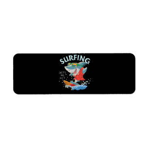 Surfing Gets Me Wet Funny Shark Gifts