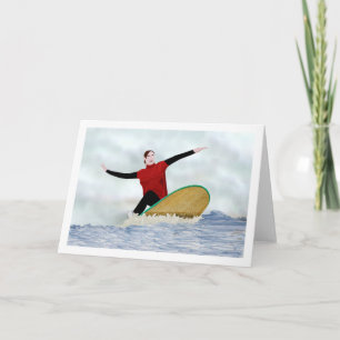 Surfing Girl LeeMarie's creative design card