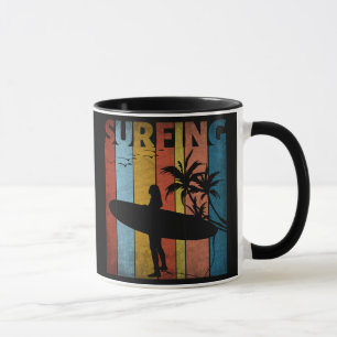 SURFING GIRL TROPICAL SUMMER MUG