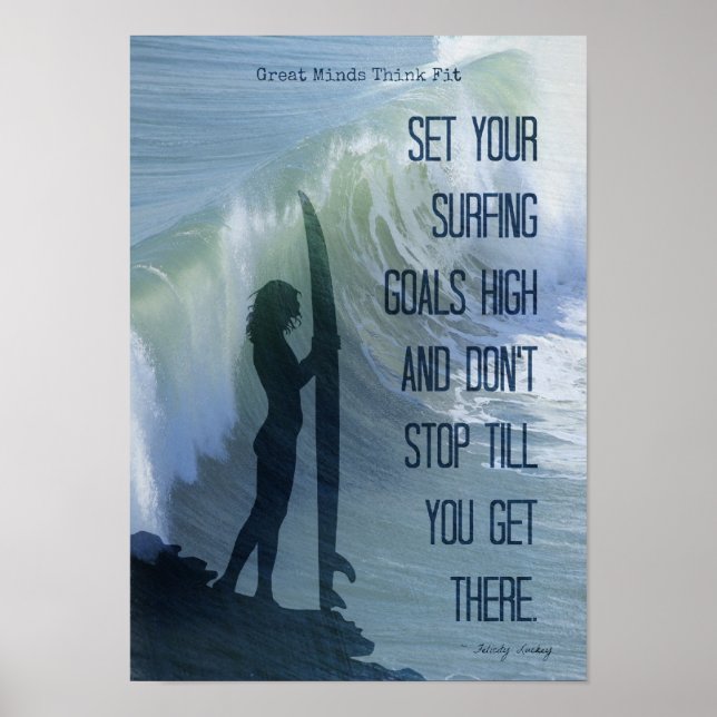 Surfing Goals! Poster (Front)