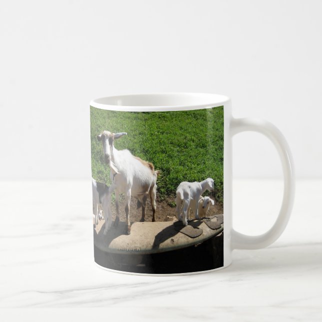 Surfing Goats Coffee Mug (Right)