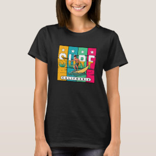 Surfing Guy Cali Beaches Surf California Surfer Bu T-Shirt