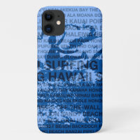 Surfing Hawaii Cutback Hawaiian Surfer - Blue