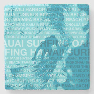 Surfing Hawaii Green Room Hawaiian TikiBar Coaster