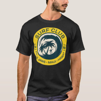 Surfing Hawaii Peahi Jaws Maui Hawaii Retro (2) T-Shirt
