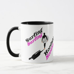 Surfing horizon  mug