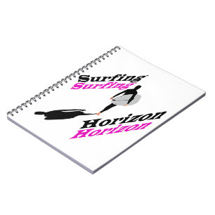 Surfing horizon notebook