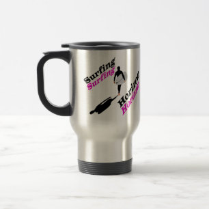Surfing horizon travel mug