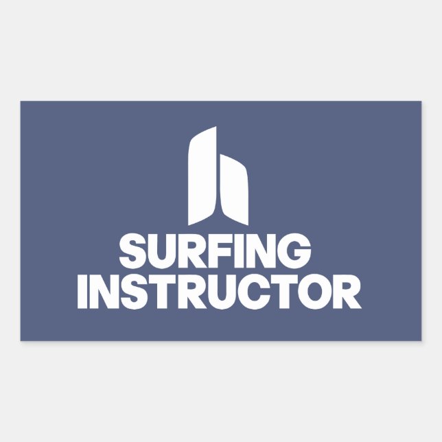 Surfing Instructor Sticker (Front)