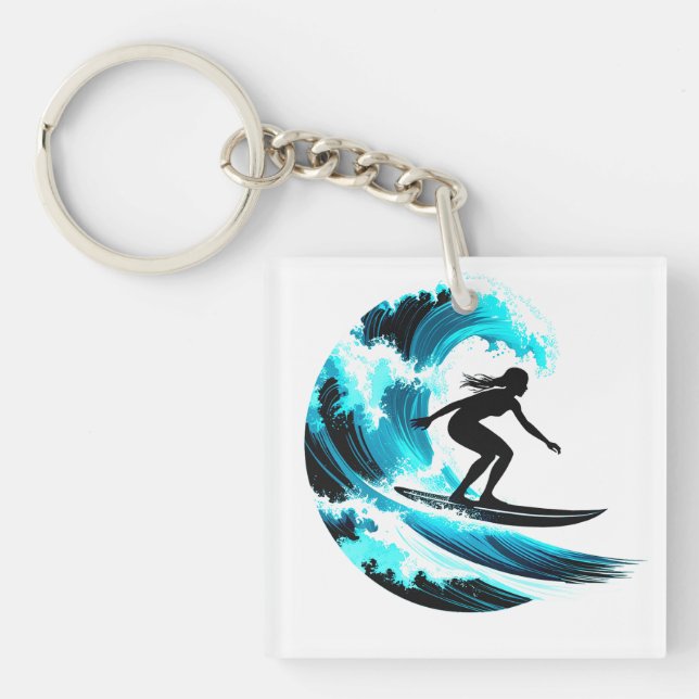 surfing keychain (Front)