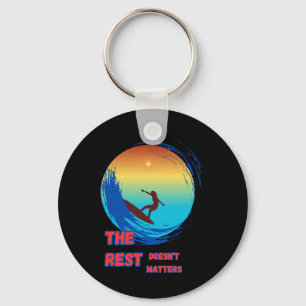 Surfing keychain