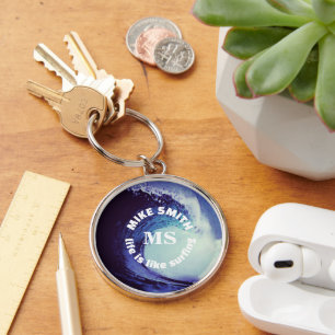 Surfing  keychain