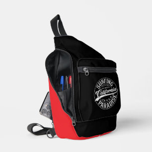Surfing Los Angeles California Paradise Sling Bag