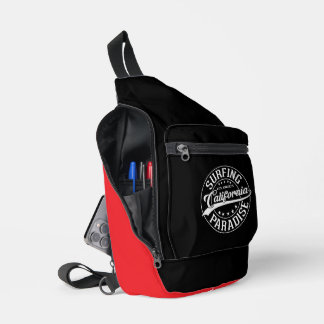 Surfing Los Angeles California Paradise Sling Bag