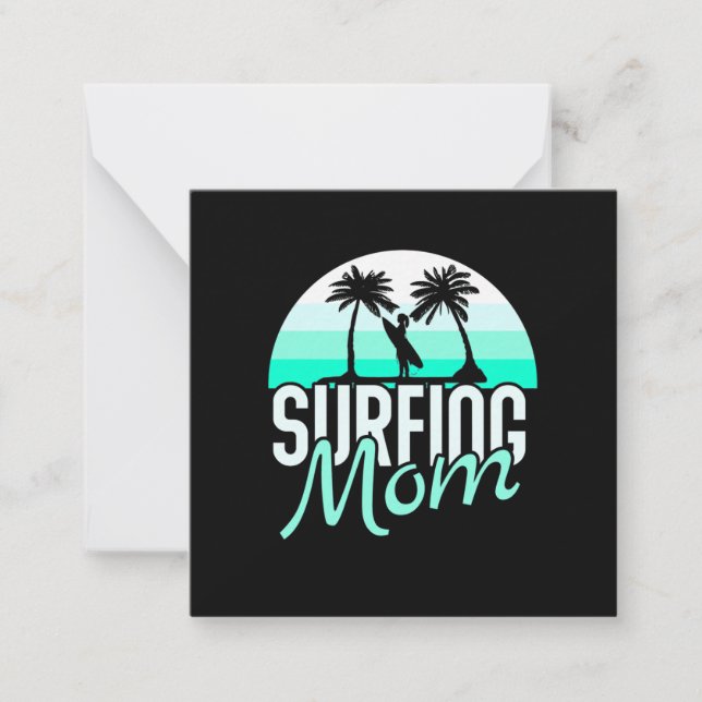 Surfing Mom Card (Front)
