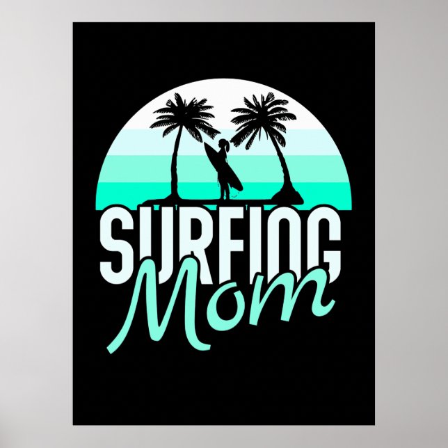 Surfing Mom Poster (Front)