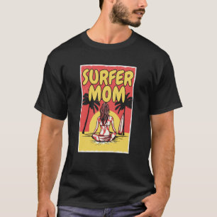 Surfing Mother Waves Surfboard Surfrider Surfer M T-Shirt