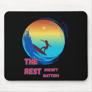 Surfing mouse pad