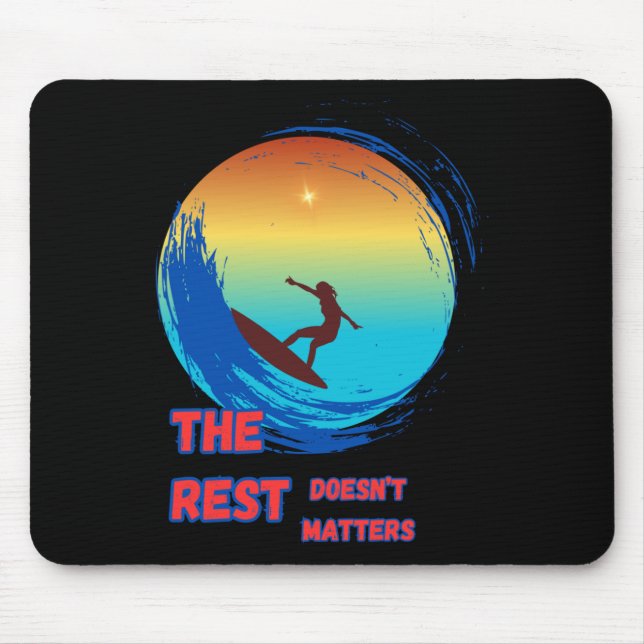 Surfing  mouse pad (Front)